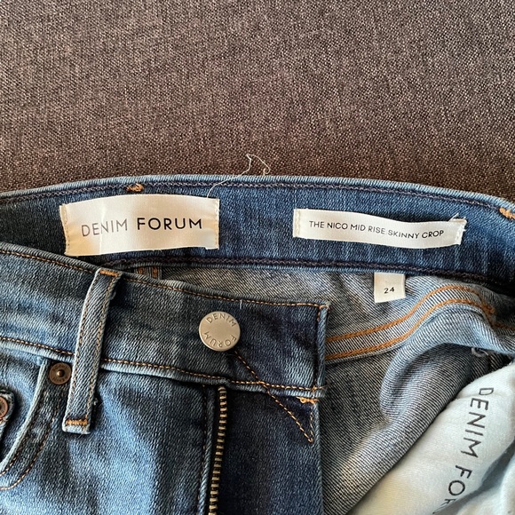 Denim Forum Mid Rise Nico size 24 - Picture 2 of 4